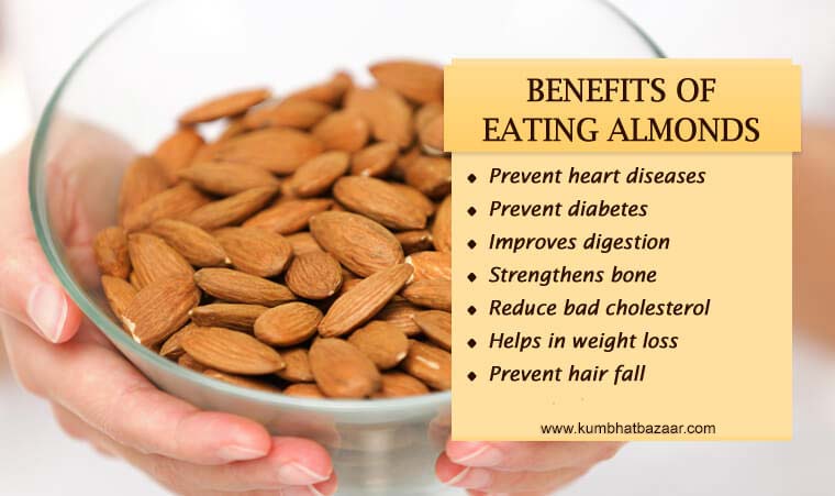 Amazing Benefits of Almonds Dry Fruit