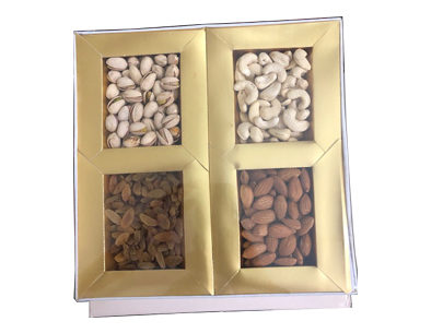Premium Dry Fruit Gift Box Online 4 in 1 4x125gm Combo127  Dry Fruits  Home