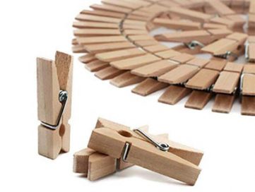Clothes Pins for Photo Natural Wooden...